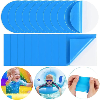 20 pieces pool repair kit underwater, adhesive for pool liner pools patches unde