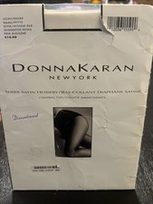 Donna Karan Pantyhous Sheer Satin Hosiery Ivo...