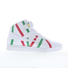 Fila Vulc 13 Stripe T 1FM01748-124 Mens White Lifestyle Sneakers Shoes 9.5