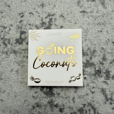 ColourPop Going Coconuts Eyeshadow Palette 9 Pan Neutral Cruelty Free New