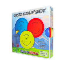 Discgolf Scheibe Eurodisc Discgolf start set standaard EDSSSA Mehrfarbig &lrm;24 x 2