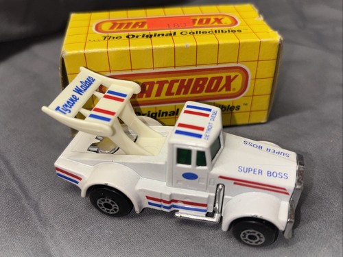 Matchbox Lesney 1982 White Tyrone Malone Super Boss #66