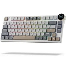 RK ROYAL KLUDGE N80 Wireless Keyboard Low Profile Mechanical Gaming Keyboard