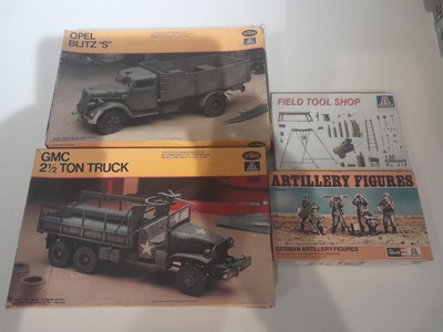 Italaerei Opel Blitz ''S''GMC 2 1/2 Ton 1/35 Scale Model Kit open box/Sealed Parts
