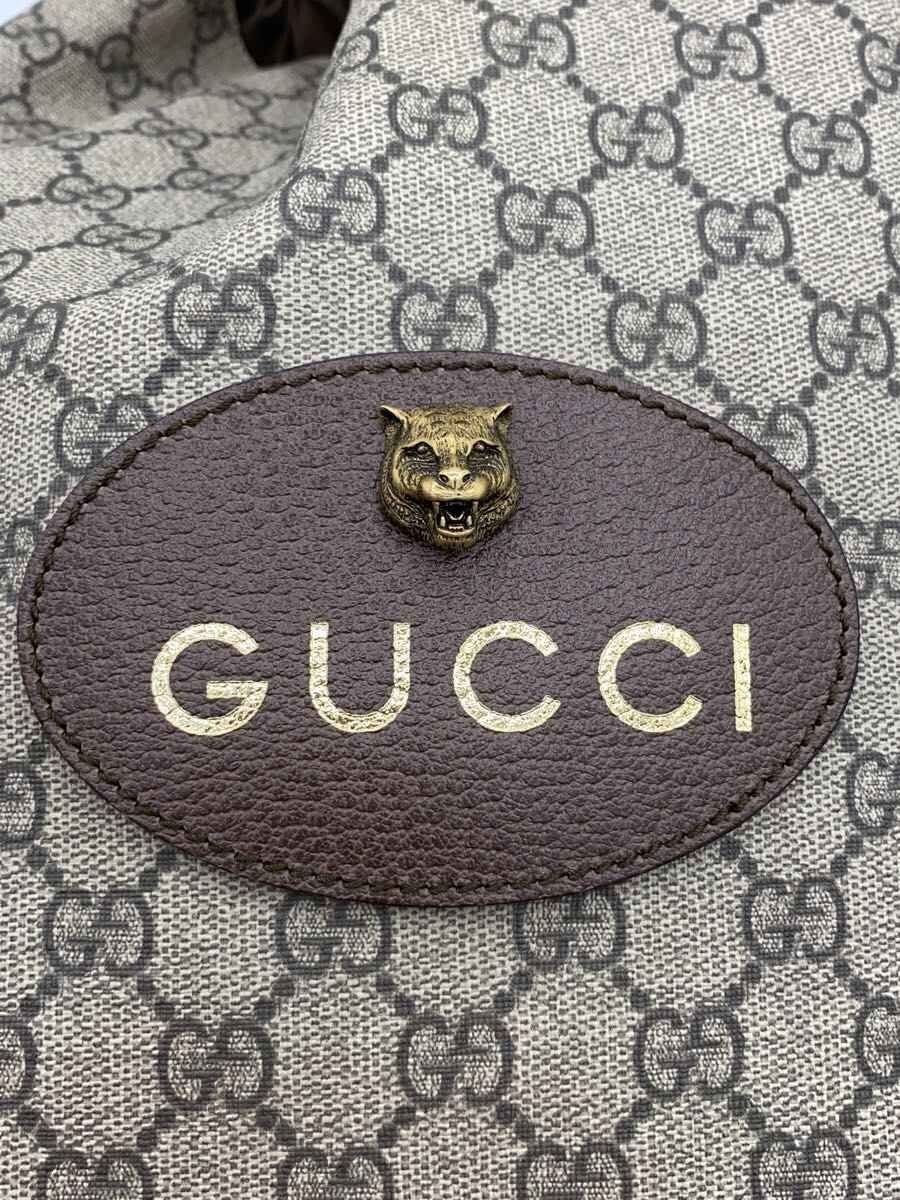 GUCCI Backpack Drawstring GG Supreme PVC BEG Used - image 7