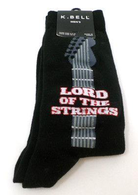 K Bell Socks Lord of the Strings Mens Socks Multicolor Sock Size 10-13