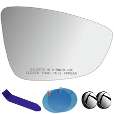 EAP Passenger Side Mirror Glass Compatible with VW CC 2009-2017, EOS 2009-201...