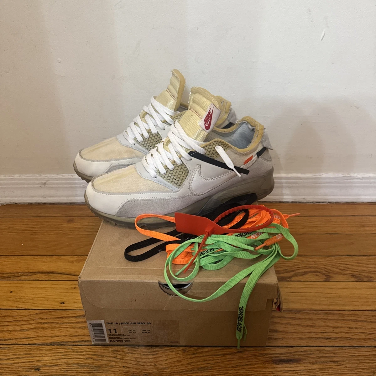 Nike Air Max 90 x OFF-WHITE The Ten 2017 for Sale - Authenticity