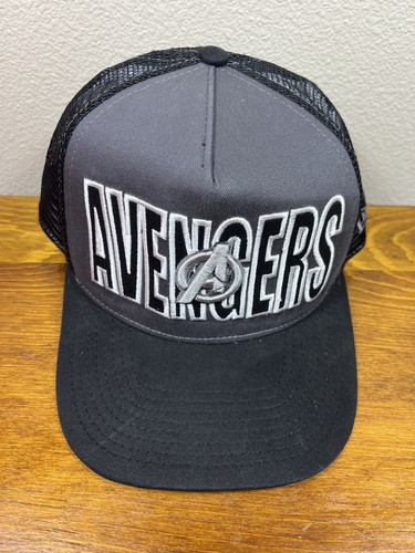 Avengers Mütze Cap Erwachsene M/L verstellbar Snapback grau schwarz New Era Marvel - Bild 2 von 9