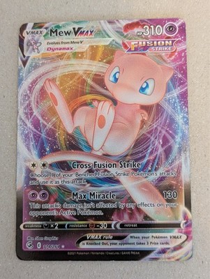 Mew VMAX 114/264 Swsh08: Fusion Strike Holo MP