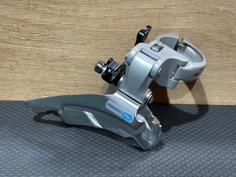 3 Speed Triple Shimano Alivio Front Deraileur 34.9mm clamp dual pull