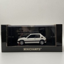 MINICHAMPS 1/43 PEUGEOT 205 GTi 1990 White PMA Minichamps Peugeot Mini Car Old
