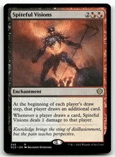 Spiteful Visions MTG R Normal 245 Starter Commander Decks SCD NM