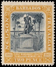 Barbade 79 1905 Centenaire De La Mort De NELSON MH