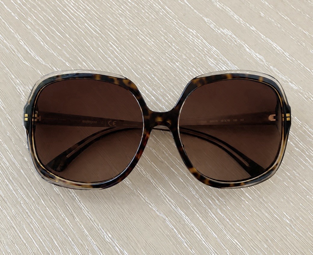 Tory Burch TY7029 Oversized Square Sunglasses Tortoise Frame Brown Gradient Lens