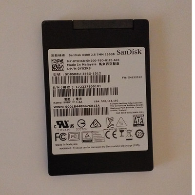 SanDisk X400 256GB 2.5in 7mm SATA III Internal SSD Shockproof SD8SB8U
