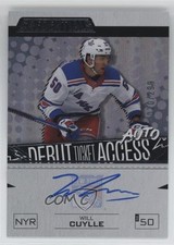 2023-24 Upper Deck Credentials Debut Ticket Access 70/299 Will Cuylle Auto 0r35