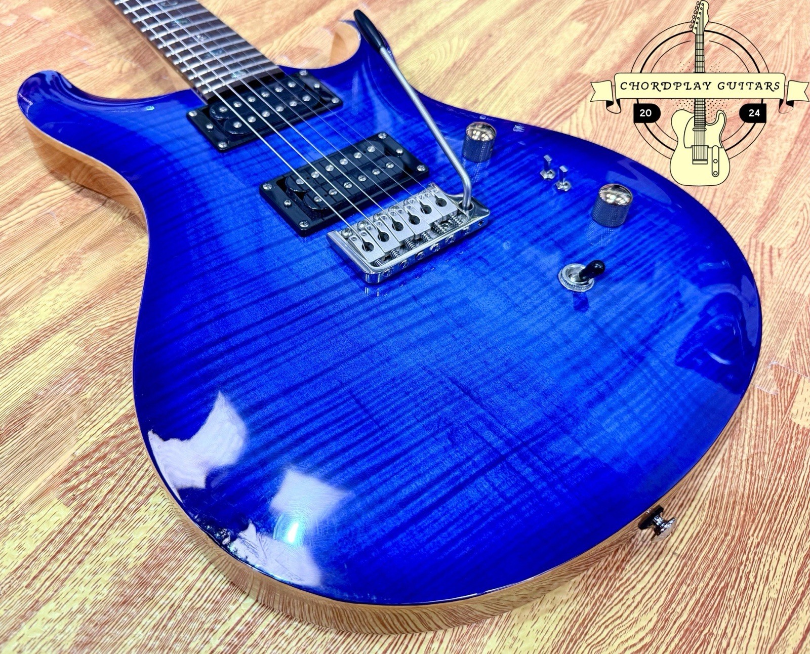 ✨ PRS 35th Anniversary SE Custom 24-08 Electric Guitar in Faded Blue Burst ✨