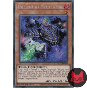 Infernoid Decatron BLTR-EN069 Secret Rare 1st Edition YuGiOh