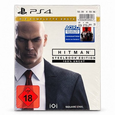 HITMAN Steelbook Edition PS4 NEU OVP versiegelt Uncut EAN 5021290075894