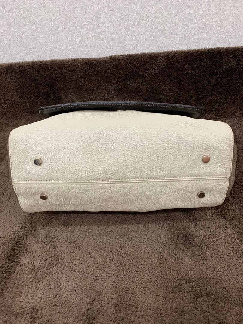 Barneys New York Leather/Python 2way Shoulder Han… - image 5