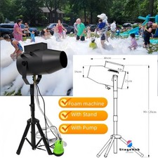 2000W Foam Machine jet Cannon effect bubble machine for party Pool stand pump