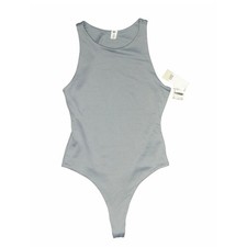 NWT BP. Textured Slate Blue Thong Bodysuit Sz. XS