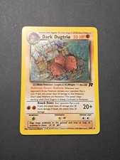 Dark Dugtrio Holo 6/82 - Set Team Rocket Eng - Wizards - Pokémon Karte