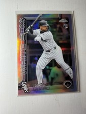 2025 Topps Chrome Update Edgar Quero USC165 Rookie Refractor White Sox Card