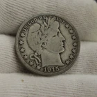 1915 S US Barber Silver Half 50c VG (Scratch)