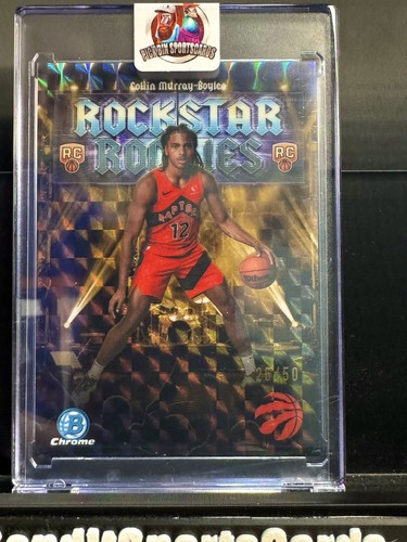 Collin Murray-Boyles 2025-26 Topps Bowman Rockstar Rookies Gold Geometric RC /50