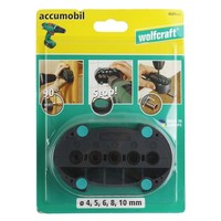wolfcraft BohrerfÜHrung FÜR 4, 5, 6, 8, 10 Mm Bohrer