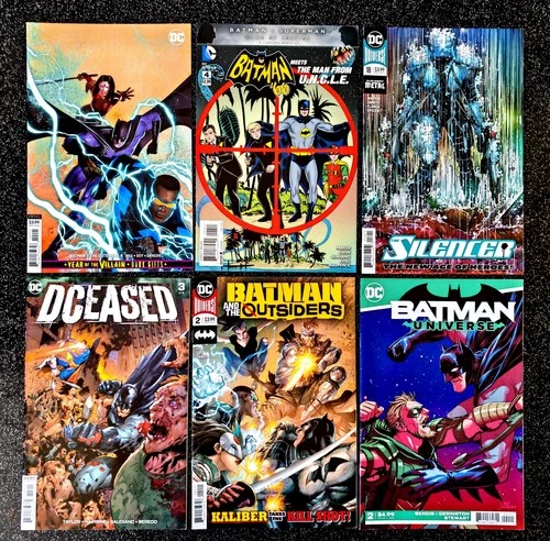 DC Mixed Variant Bundle Batman Outsiders DCeased Batman '66 The Silencer Job Lot