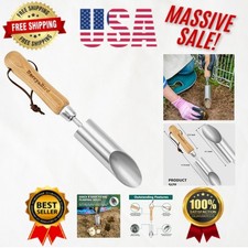 Efficient 12" Manual Bulb Digger for Easy Transplanting & Gardening