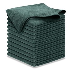 12 Pack Microfiber Cleaning Cloth 12.5x12.5 Inch Absorbent Towel Washing Cloth