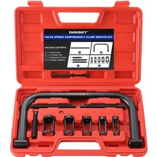 DASBET Valve Spring Compressor C Clamp Service Kit Valve Spring Removal Tool wit
