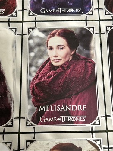 2021 Game Of Thrones Iron Anniversary Carice van Houten as Melisandre Set - Picture 6 of 11