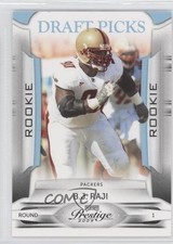 2009 Playoff Prestige Rookie Draft Picks Light Blue 671/999 BJ Raji #110 1k5