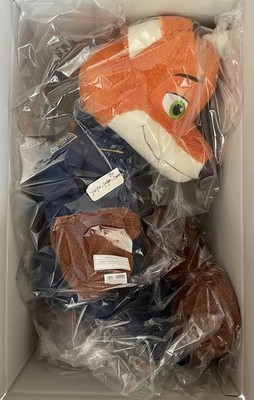 ぬいぐるみ・マスコット Zootopia Nick Wilde Plush Doll 115cm Disney Store Zootopia Police Academy Nick Wilde Plush Doll Super