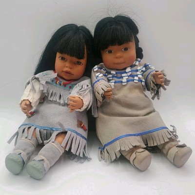 Gentle Dreams Indigenous Baby Doll Sioux Girl Collectible 