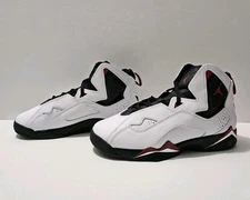 Jordan True Flight GS White Varsity Red Black Kids Shoes Sz 5Y (343795-100)