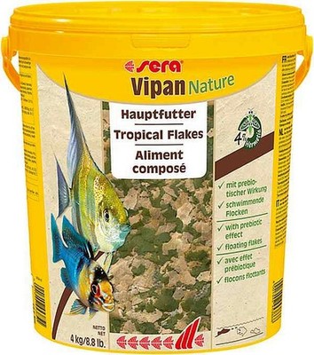 sera Vipan Tropical Flakes Nature, Flockenfutter, 10 Liter