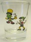 Pinnochio & Jiminy Cricket Shot Glass 1 1/2 oz.