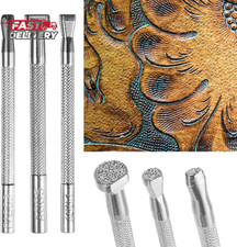 3 Pack Leather Stamps Leather Stamping Tool Leather Stamps for Leather Working L