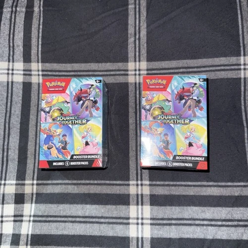 Pokemon Journey Together SV09 Factory Sealed Booster Bundle (6 packs) X2