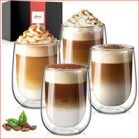 Latte Macchiato GläSer 4Er Set Doppelwandig Borosilikatglas 350Ml Kaffee Tee