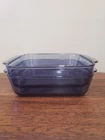 2 Pyrex Discontinued Rare Purple Amethyst Casserole Dishes 8”X8”X 2" VTG USA