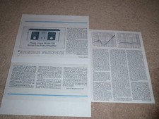 Phase Linear 700 II Amplifier Review,3 pgs,1979, Bob Carver Design