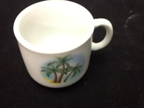 Cuban Espresso coffee cup set 12 pc cup y saucer Tacita palmas cafesito cubano - Picture 6 of 7