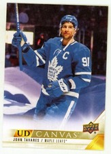 2022-23 Upper Deck John Tavares canvas hockey card